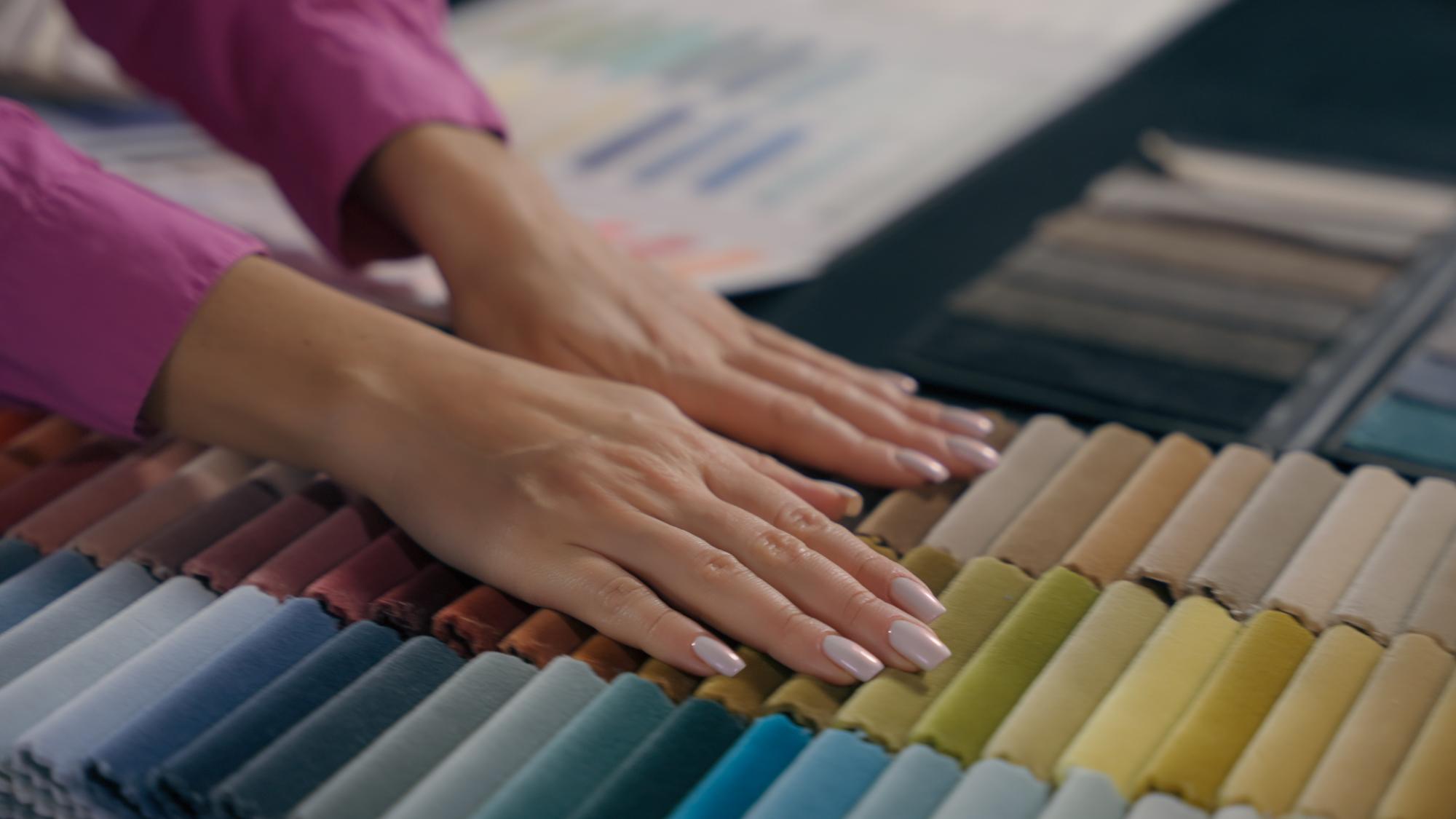 Sample pricing textile swatches